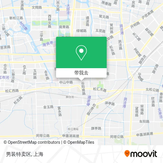 男装特卖区地图
