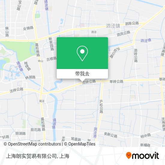上海朗实贸易有限公司地图