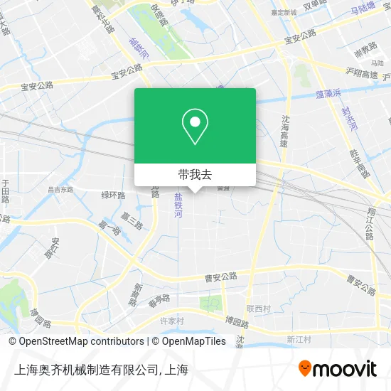 上海奥齐机械制造有限公司地图