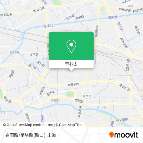 春雨路/星塔路(路口)地图