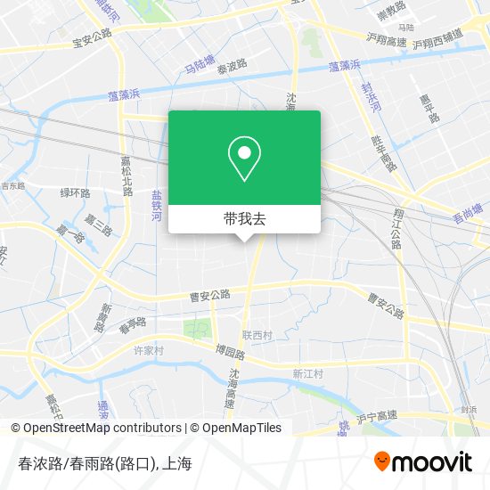 春浓路/春雨路(路口)地图