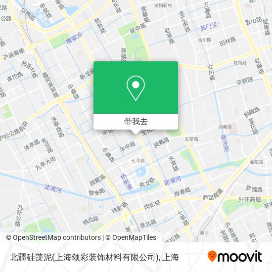 北疆硅藻泥(上海颂彩装饰材料有限公司)地图