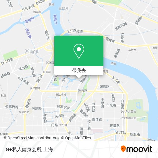 G+私人健身会所地图