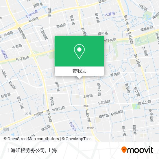 上海旺根劳务公司地图