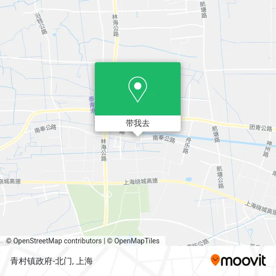 青村镇政府-北门地图