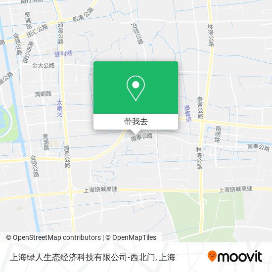 上海绿人生态经济科技有限公司-西北门地图