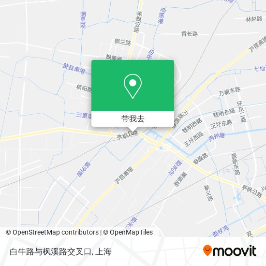 白牛路与枫溪路交叉口地图