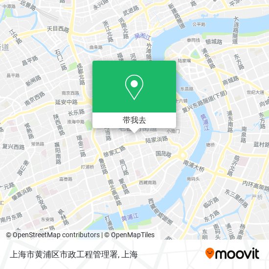 上海市黄浦区市政工程管理署地图