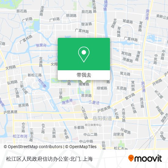 松江区人民政府信访办公室-北门地图