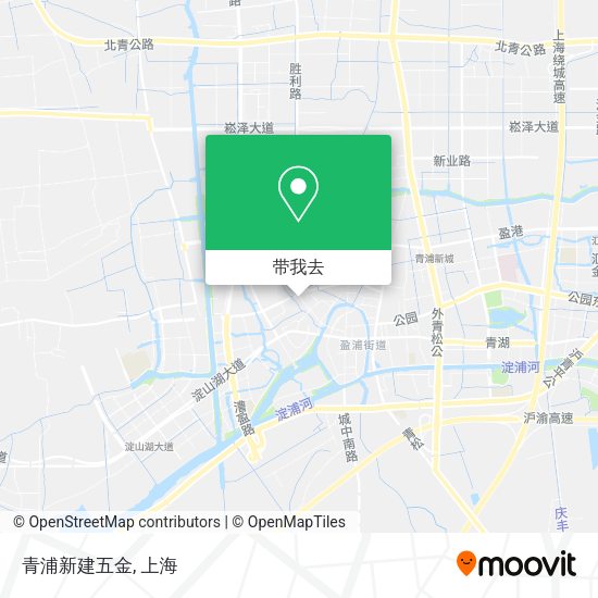 青浦新建五金地图