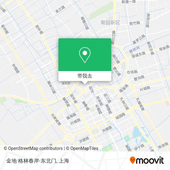 金地·格林春岸-东北门地图