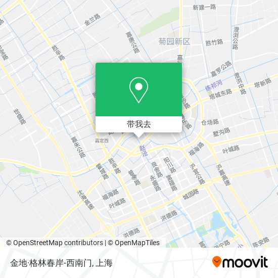 金地·格林春岸-西南门地图