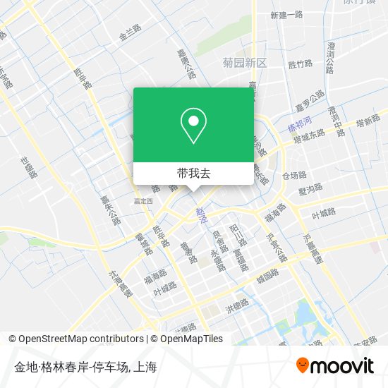 金地·格林春岸-停车场地图