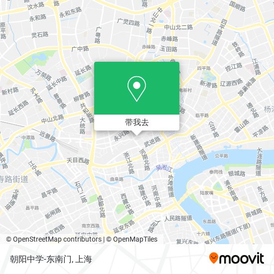 朝阳中学-东南门地图
