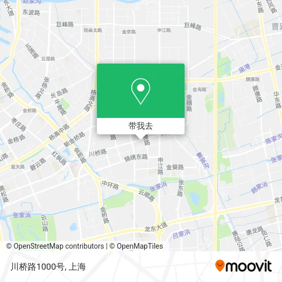 川桥路1000号地图