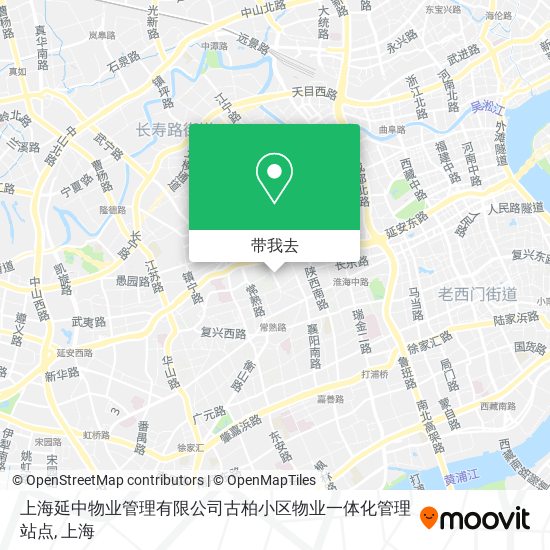 上海延中物业管理有限公司古柏小区物业一体化管理站点地图