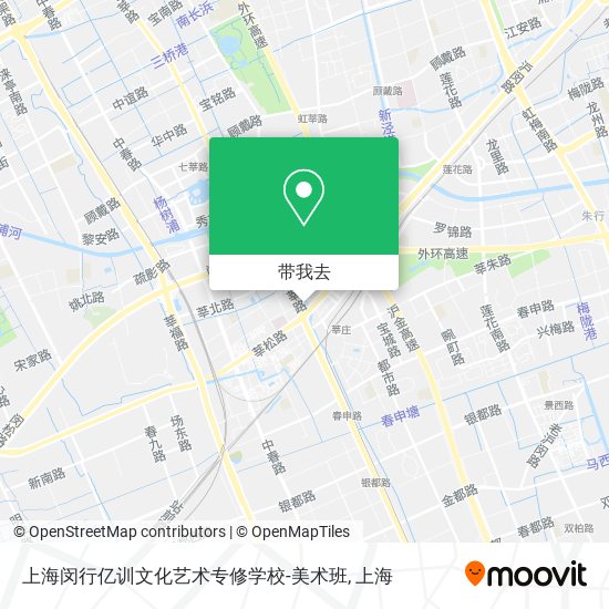上海闵行亿训文化艺术专修学校-美术班地图