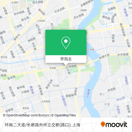 环南二大道/长桥路外环立交桥(路口)地图