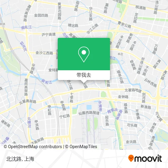 北沈路地图