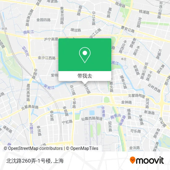 北沈路260弄-1号楼地图