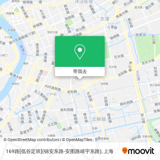 169路[低谷定班](锦安东路-安图路靖宇东路)地图