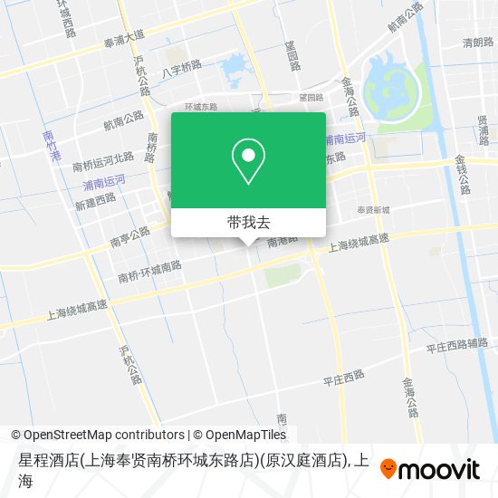 星程酒店(上海奉贤南桥环城东路店)(原汉庭酒店)地图