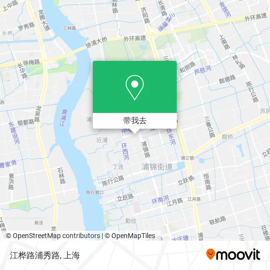 江桦路浦秀路地图