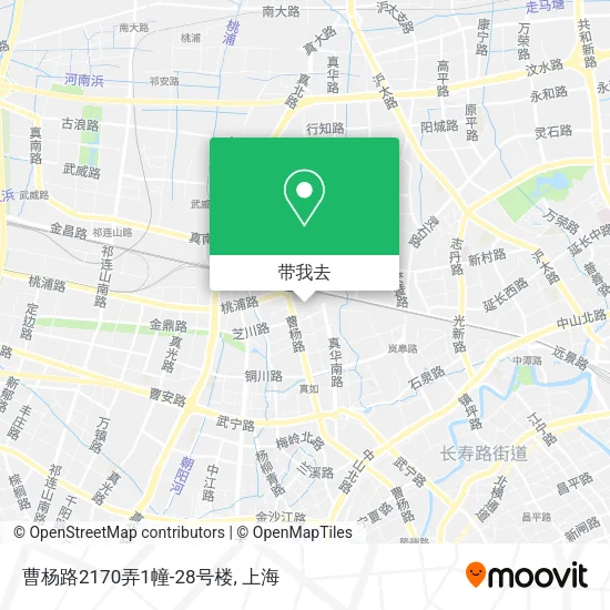 曹杨路2170弄1幢-28号楼地图