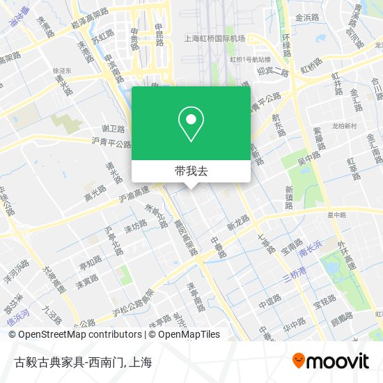 古毅古典家具-西南门地图