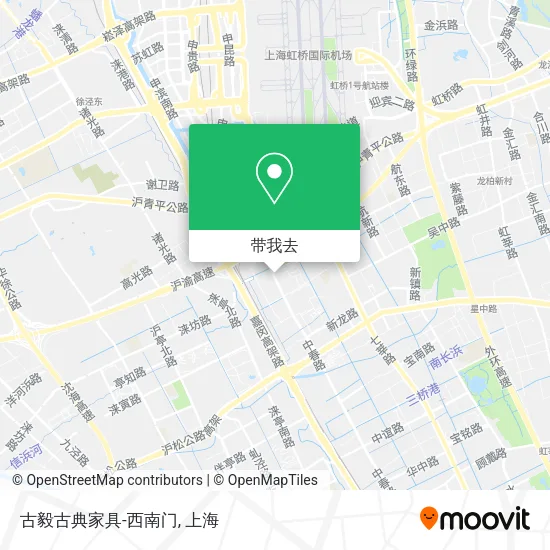 古毅古典家具-西南门地图