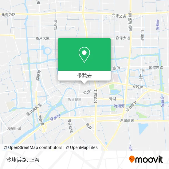 沙埭浜路地图