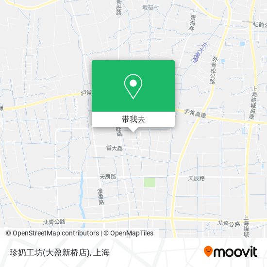 珍奶工坊(大盈新桥店)地图