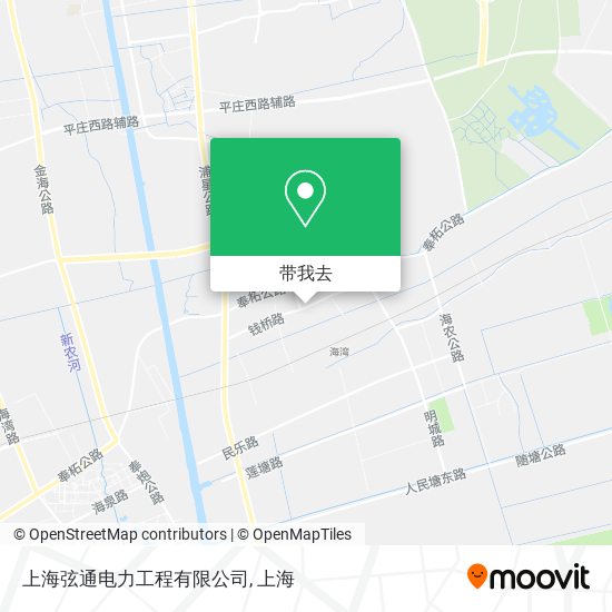 上海弦通电力工程有限公司地图