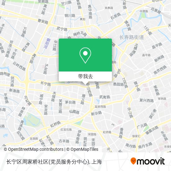 长宁区周家桥社区(党员服务分中心)地图