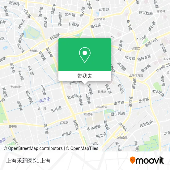 上海禾新医院地图