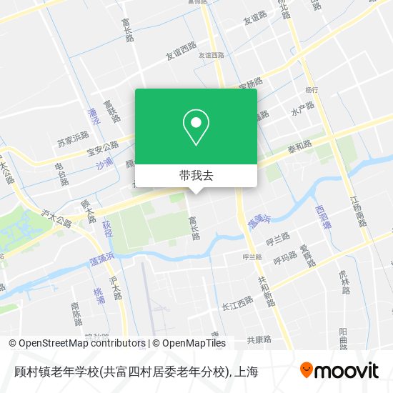 顾村镇老年学校(共富四村居委老年分校)地图