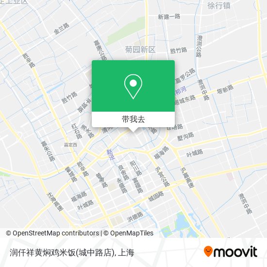 润仟祥黄焖鸡米饭(城中路店)地图