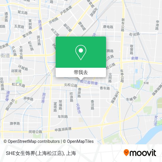 SHE女生饰界(上海松江店)地图