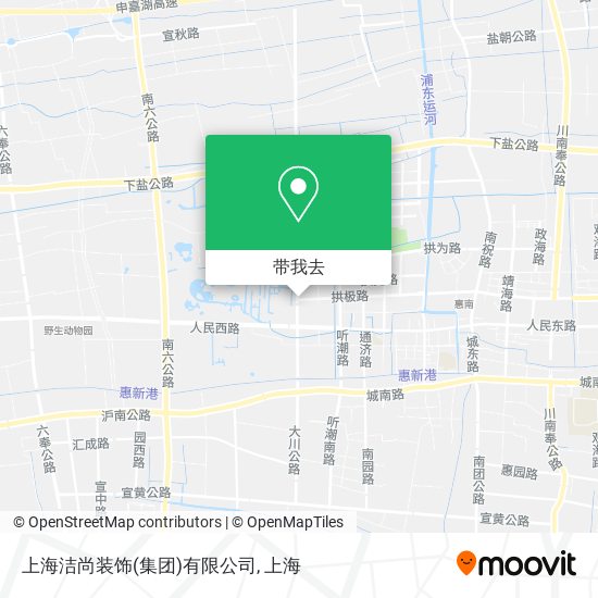上海洁尚装饰(集团)有限公司地图