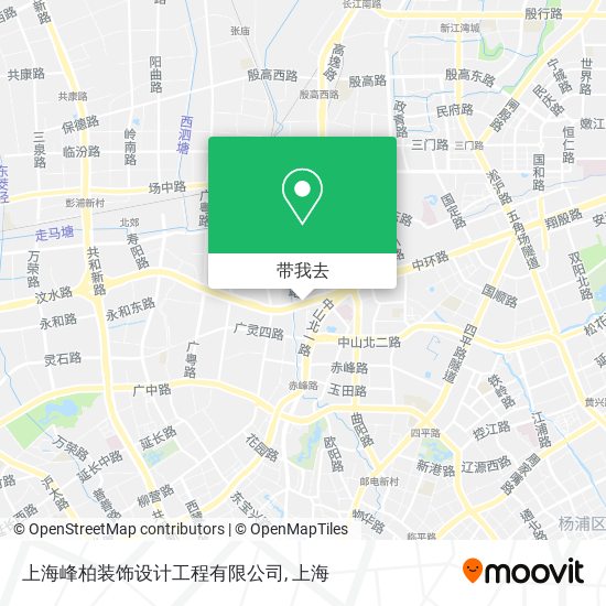 上海峰柏装饰设计工程有限公司地图