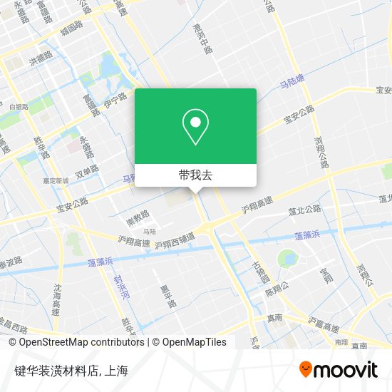 键华装潢材料店地图
