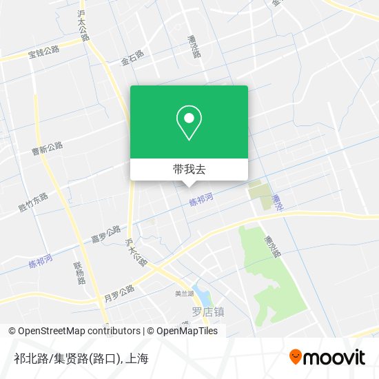 祁北路/集贤路(路口)地图