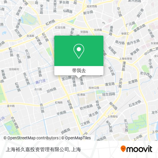 上海裕久嘉投资管理有限公司地图