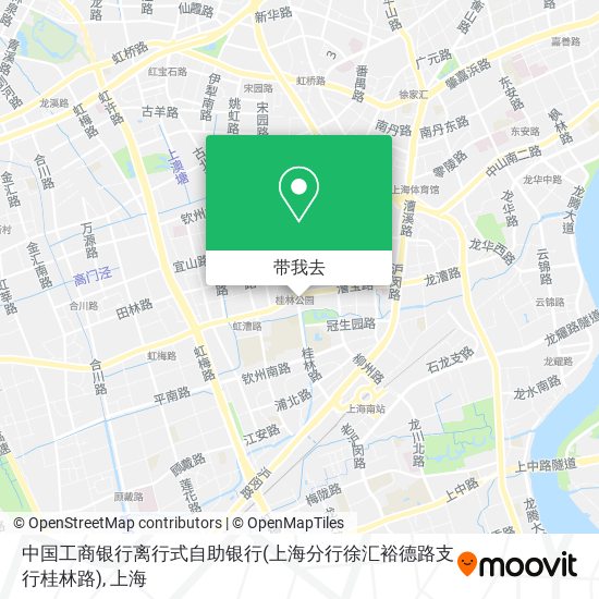 中国工商银行离行式自助银行(上海分行徐汇裕德路支行桂林路)地图