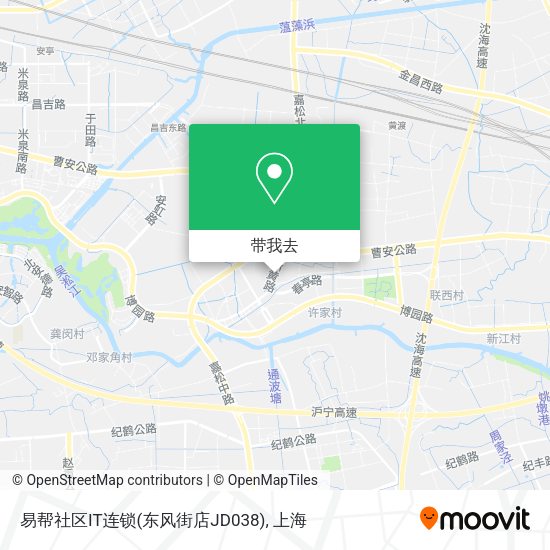 易帮社区IT连锁(东风街店JD038)地图