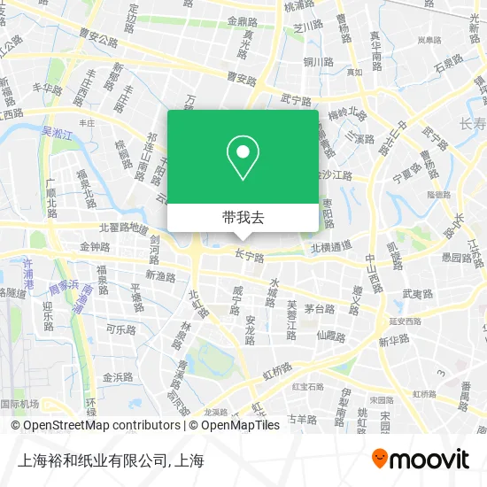 上海裕和纸业有限公司地图