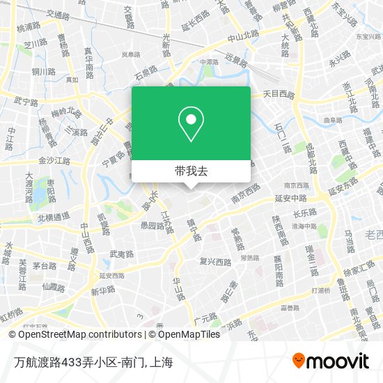 万航渡路433弄小区-南门地图