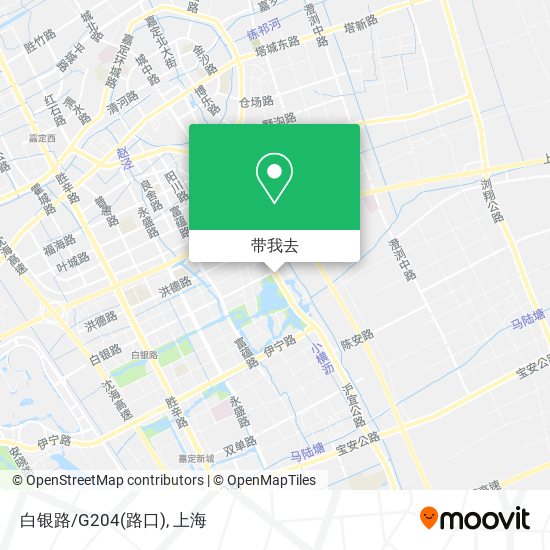 白银路/G204(路口)地图