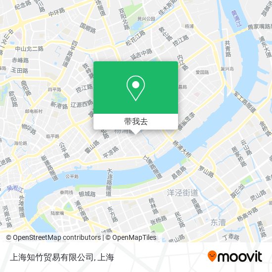 上海知竹贸易有限公司地图