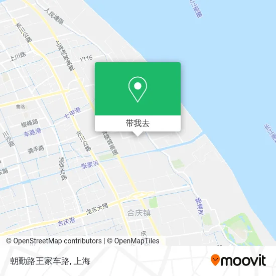 朝勤路王家车路地图